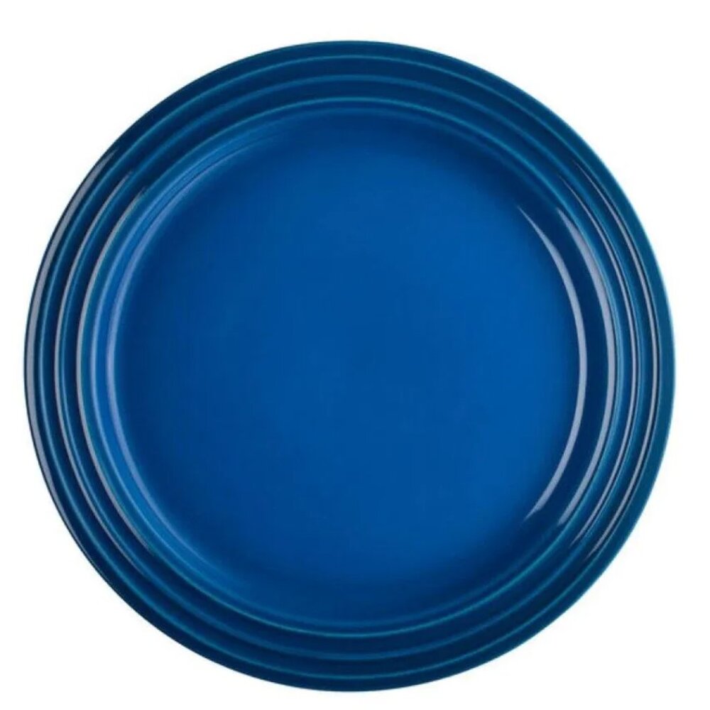 Le Creuset 27cm Dinner Plate in Marseille Blue - 5 pack